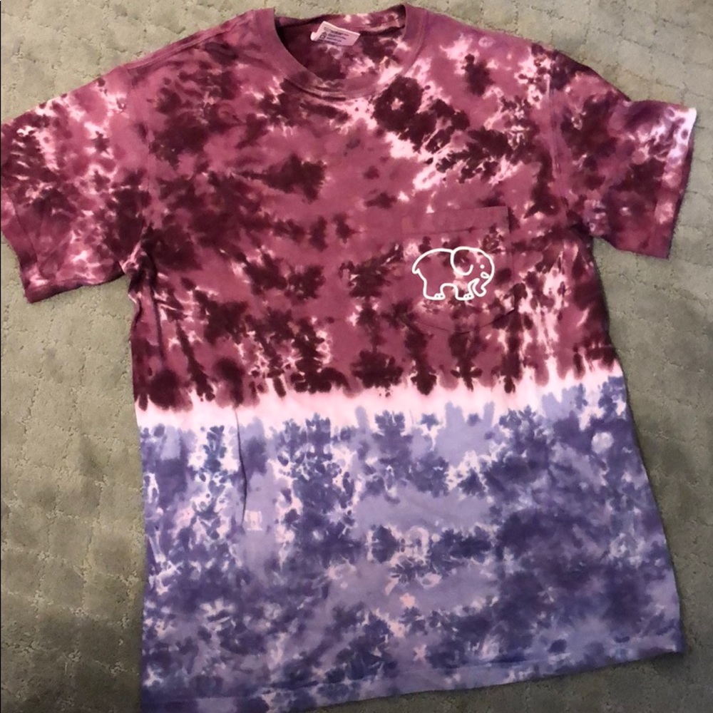 Purple Tie-dye Ombré Ivory Ella T-shirt